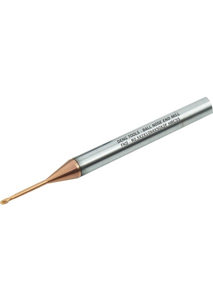 R0.5*L10 Küre Dalma Boy Freze HRC55