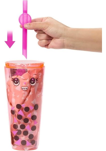HTJ22 | Pop Reveal Barbie Boba Series - Mango Mochi