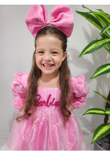 Kız Çocuk Barbie Elbise Çocuk Abiye