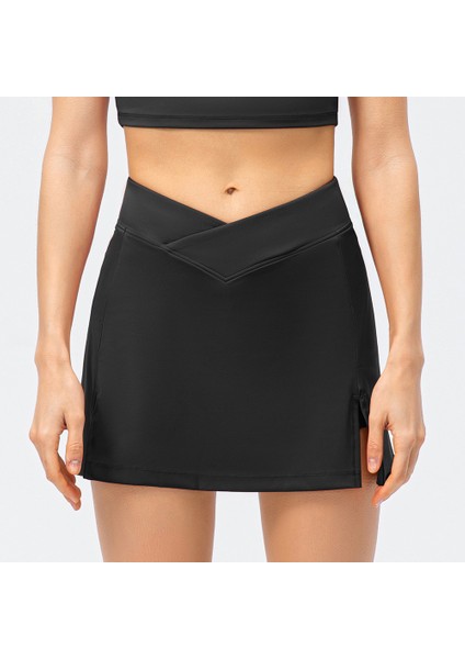 Kadın Envelope Bel Detaylı Şortlu Spor Tenis Eteği