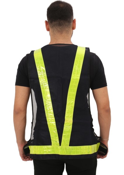 Reflektörlü Yelek Yüksek Görünümlü - Motosiklet, Bisiklet ve Scooter (Yeni Yasaya Uygun) fiyatları