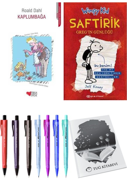 Saftirik 1 Greg'in Günlüğü ve Kaplumbağa 2'li Set - Kalem