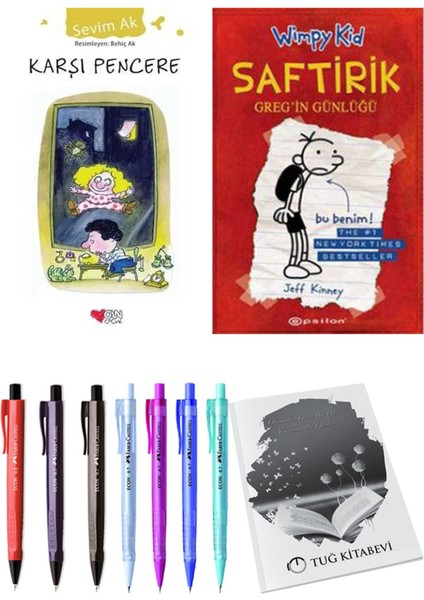 Saftirik 1 Greg'in Günlüğü ve Karşı Pencere 2'li Set - Kalem