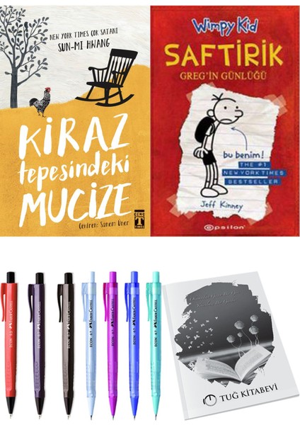 Saftirik 1 Greg'in Günlüğü ve Kiraz Tepesindeki Mucize 2'li Set - Kalem