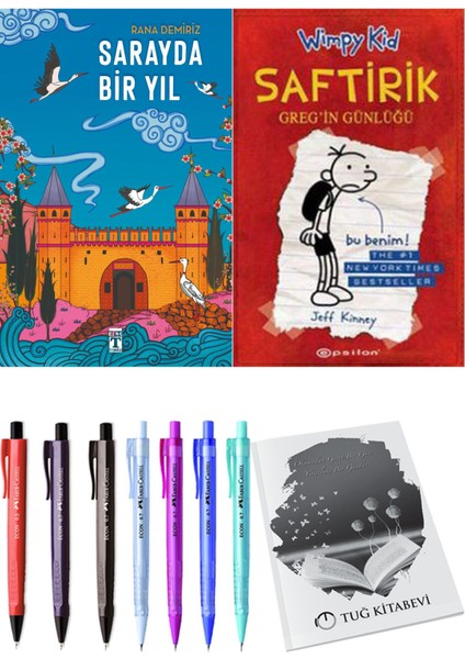 Saftirik 1 Greg'in Günlüğü ve Sarayda Bir Yıl 2'li Set - Kalem