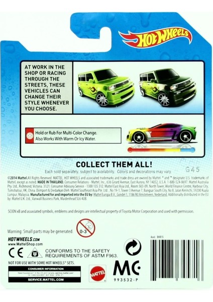 Hotwheels Renk Deği̇şti̇ren Arabalar BHR15 fiyatları