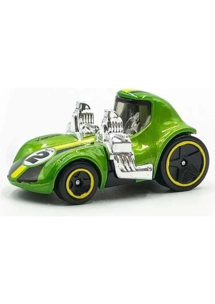 - Tooned Twin Mill - Tooned 1/5 - HKH14 - Short Card - Açık Yeşil Metalik - Mattel 2023 modelleri