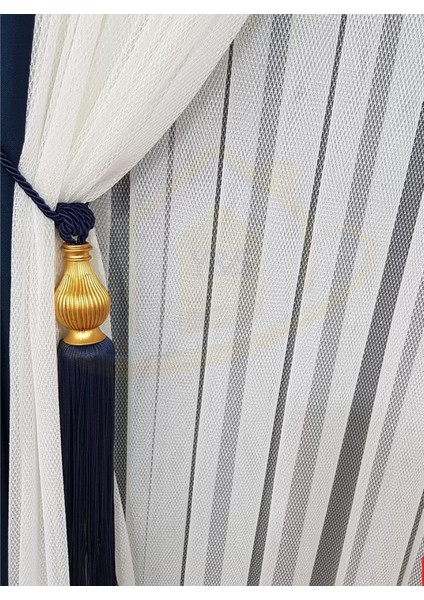 Cartier Italyan Koleksiyon Modern Kırışmaz Tül Perde 1/3 Sık Pile - Ekru fiyatları