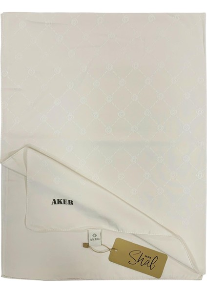 Monogram Şal - Soft Krem 912