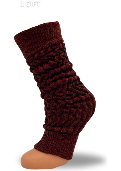 Kadın Bordo Tozluk Çorap