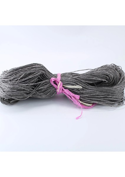 Koyu Gri Renk Çile Kağıt Ip Çanta Ipi Supla Ipi No:53 - (550-600 Gr)