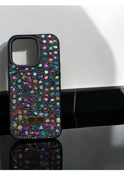 Iphone 14 Pro Max Taşlı Kılıf
