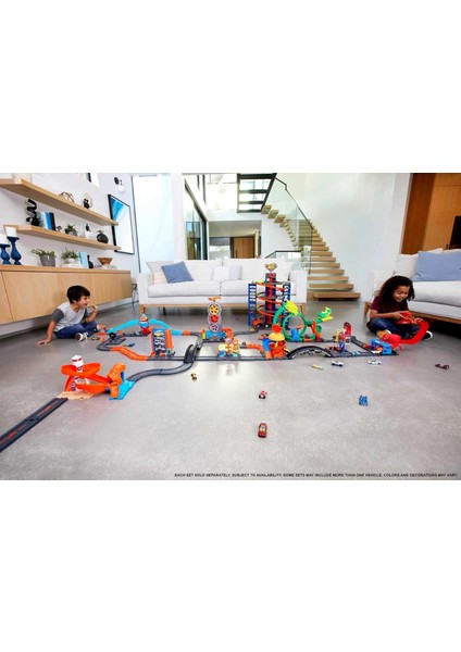 Pist Dünyası Seti, Şehir Ortamı Inşa Etmek Için Çeşitli Pist Parçaları, Pist Tabanı Dahil fiyatları