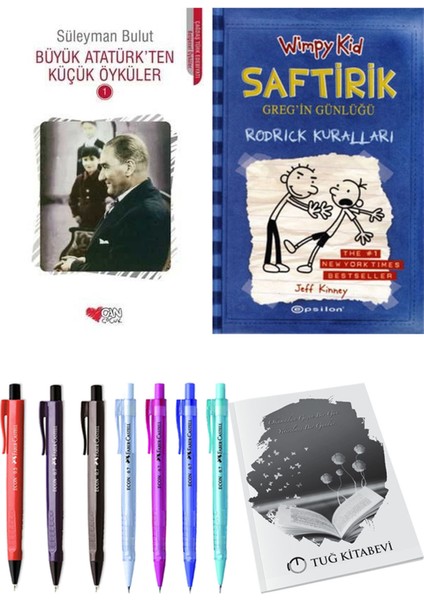 Saftirik 2 Rodrick Kuralları ve Büyük Atatürk'ten Küçük Öyküler 1 2'li Set - Kalem