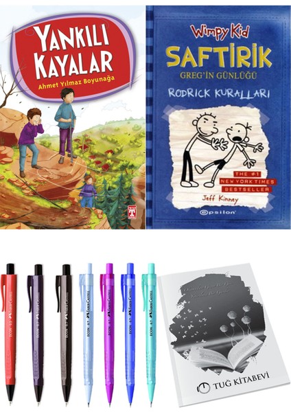 Saftirik 2 Rodrick Kuralları ve Yankılı Kayalar 2'li Set - Kalem
