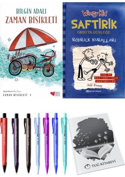 Saftirik 2 Rodrick Kuralları ve Zaman Bisikleti 1 2'li Set - Kalem