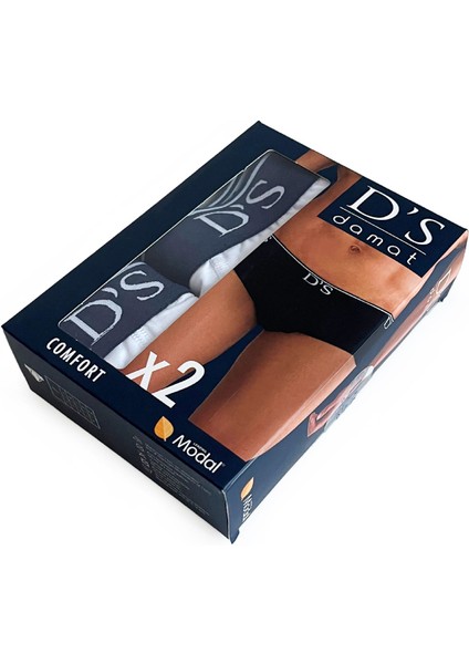 Comfort 2'li Erkek Slip Beyaz