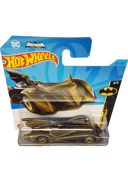 - Batmobile - Batman: The Brave And The Bold 4/5 - HKJ75 - Short Card - Dc - Metalik Zeyt
