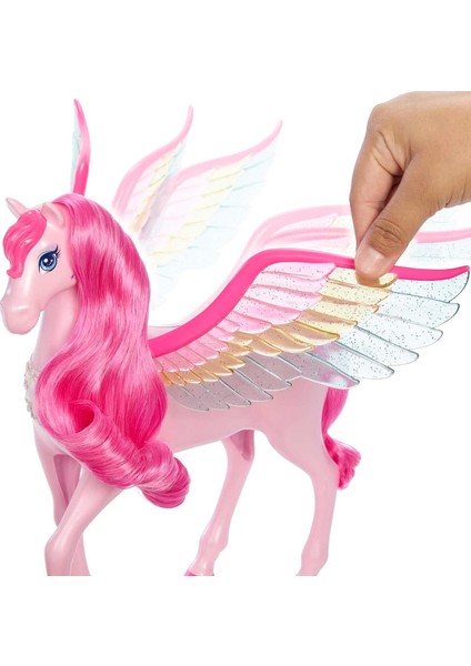 Rosa Pegasus 10 Aksesuarlı Köpek Yavrusu Dahil, Kanatlı At Oyuncağı, Işıklı ve Sesli, Sihir D fırsatları