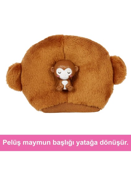 Cutie Reveal Bebekler Barbie Tropikal Orman Serisi - Maymun, 3 Yaş ve Üzeri, HKR01 indirimleri