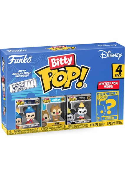 Bitty Pop Figür Disney - Sorcerer Mickey 4pk