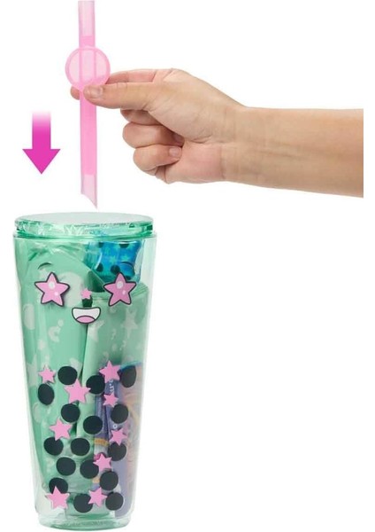 HTJ21 | Pop Reveal Barbie Boba Series - Green Tea fırsatları