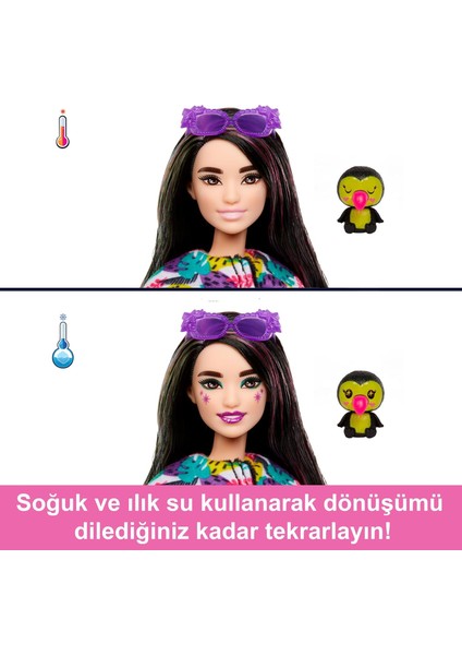 Cutie Reveal Bebekler Tropikal Orman Serisi - Tukan, 3 Yaş ve Üzeri, HKR00 modelleri