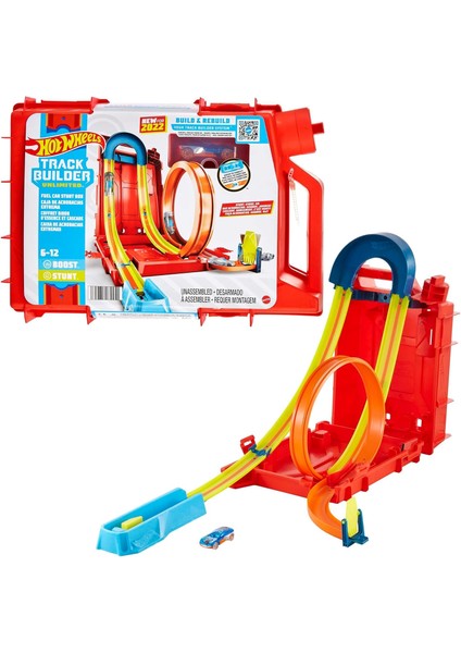 Track Builder Benzin Bidonu Akrobasi Seti, 4 Yaş ve Üzeri, HDX78