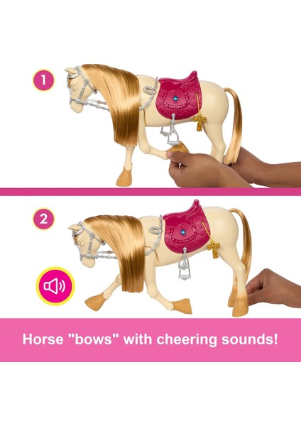 Barbie The Great Horse Chase, Horse Moves, Dances & Blinks Eyesinden Esinlenen Sesler, Müzik modelleri