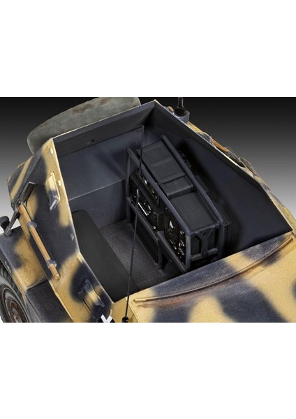 German Command Zırhlı Araç SD.KFZ.247 Ausf.b Model Kit Askeri Araç
