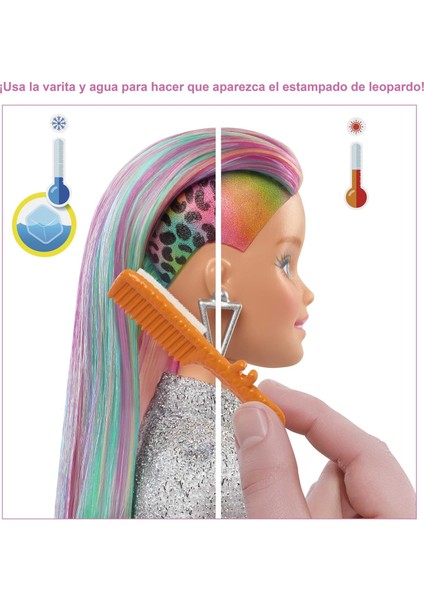 Leopar Desenli Saçlar Bebeği, 3 Yaş ve Üzeri, GRN81 modelleri