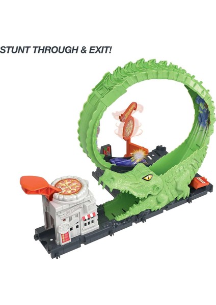 Düşman Yaratıklar Oyun Seti Timsah Ile Çemberde Mücadele fırsatları