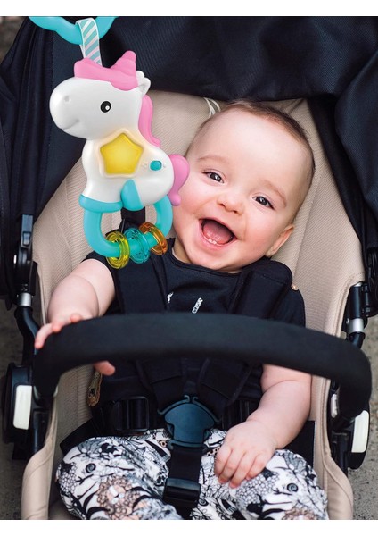 Baby Clementoni - 17333 - Interaktif Unicorn Çıngırak, 3 - 36 Ay fırsatları