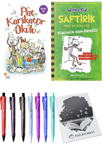 Saftirik 3 Türünün Son Örneği ve Pat Karikatür Okulu 2'li Set - Kalem