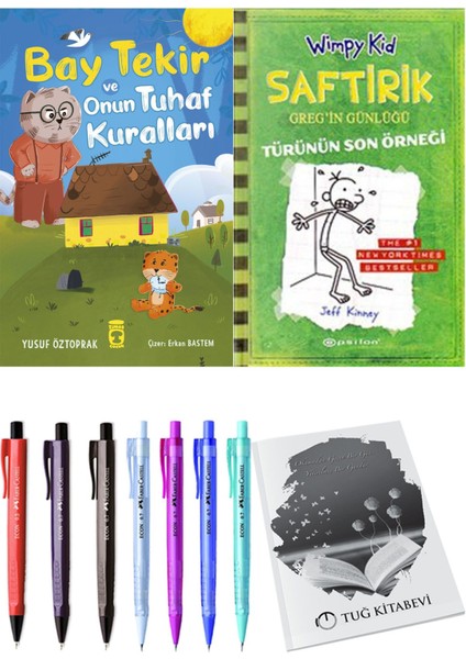 Saftirik 3 Türünün Son Örneği ve Bay Tekir ve Onun Tuhaf Kuralları 2'li Set - Kalem