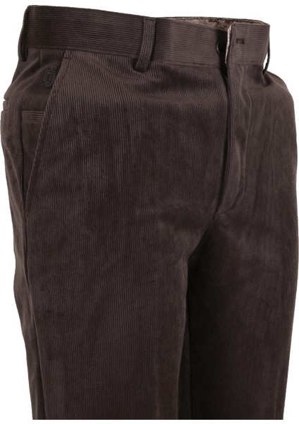 Erkek Kadife Pantolon Normal Kesim Kahverengi RAR01276 fiyatları
