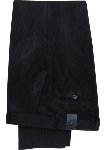 Erkek Kadife Pantolon Normal Kesim Lacivert RAR01275 indirimleri