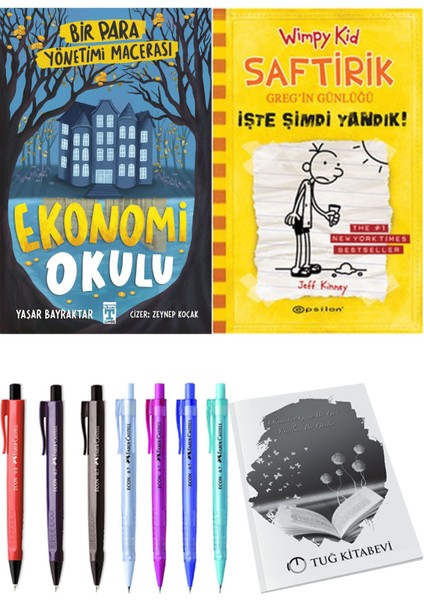 Saftirik 4 Işte Şimdi Yandık! ve Ekonomi Okulu Bir Para Yönetimi Macerası 2'li Set - Kalem