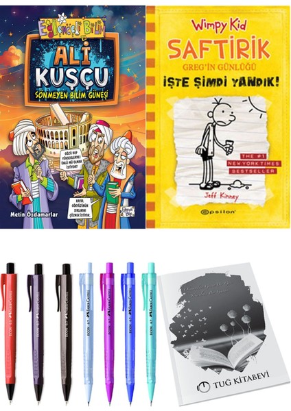 Saftirik 4 Işte Şimdi Yandık! ve Ali Kuşçu Sönmeyen Bilim Güneşi 2'li Set - Kalem
