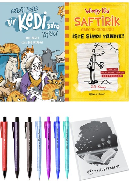Saftirik 4 Işte Şimdi Yandık! ve Nazoşi Teyze Bir Kedi Daha İstiyor 2'li Set - Kalem