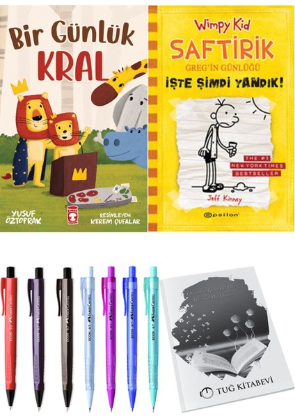 Saftirik 4 Işte Şimdi Yandık! ve Bir Günlük Kral 2'li Set - Kalem