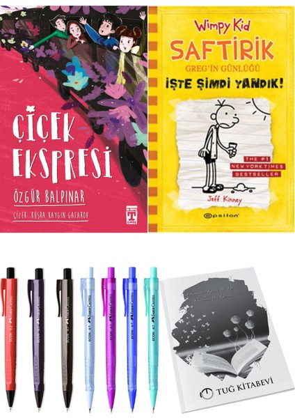 Saftirik 4 Işte Şimdi Yandık! ve Çiçek Ekspresi 2'li Set - Kalem