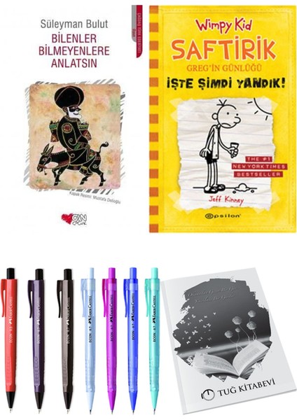 Saftirik 4 Işte Şimdi Yandık! ve Bilenler Bilmeyenlere Anlatsın 2'li Set - Kalem