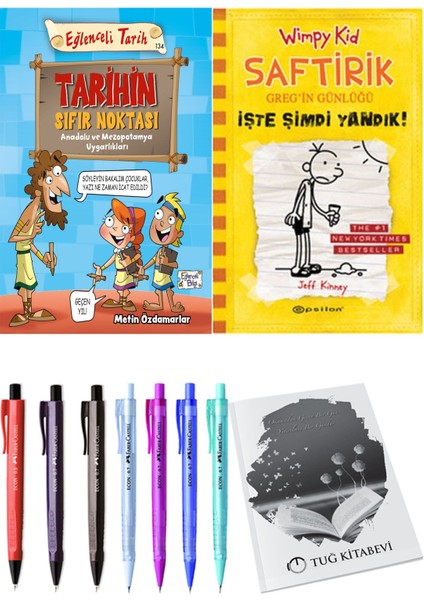 Saftirik 4 Işte Şimdi Yandık! ve Tarihin Sıfır Noktası Anadolu ve Mezopotomya Uygarlıkları 2'li Set - Kalem