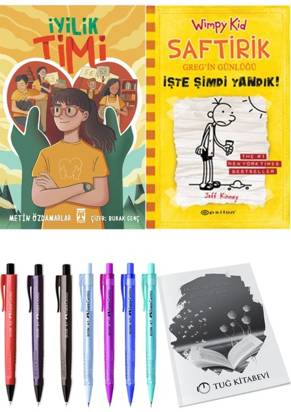 Saftirik 4 Işte Şimdi Yandık! ve İyilik Timi 2'li Set - Kalem