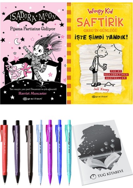 Saftirik 4 Işte Şimdi Yandık! ve Isadora Moon 10 Pijama Partisine Gidiyor 2'li Set - Kalem