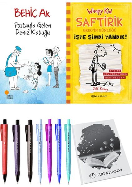 Saftirik 4 Işte Şimdi Yandık! ve Postayla Gelen Deniz Kabuğu 2'li Set - Kalem