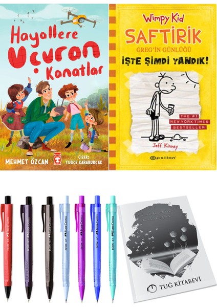 Saftirik 4 Işte Şimdi Yandık! ve Hayallere Uçuran Kanatlar 2'li Set - Kalem