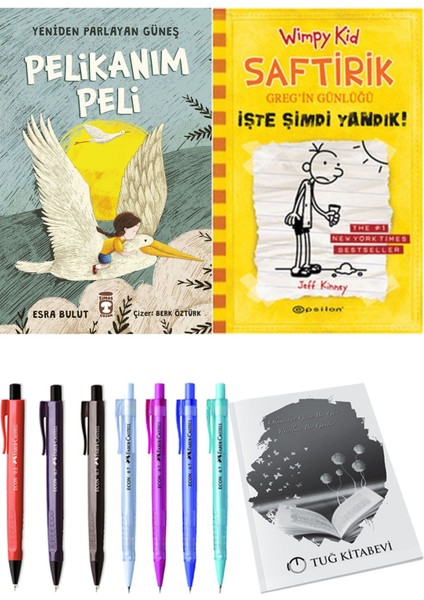 Saftirik 4 Işte Şimdi Yandık! ve Yeniden Parlayan Güneş Pelikanım Peli 2'li Set - Kalem