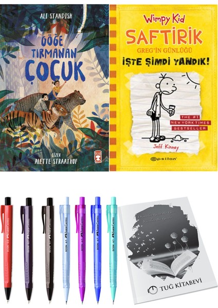 Saftirik 4 Işte Şimdi Yandık! ve Göğe Tırmanan Çocuk 2'li Set - Kalem